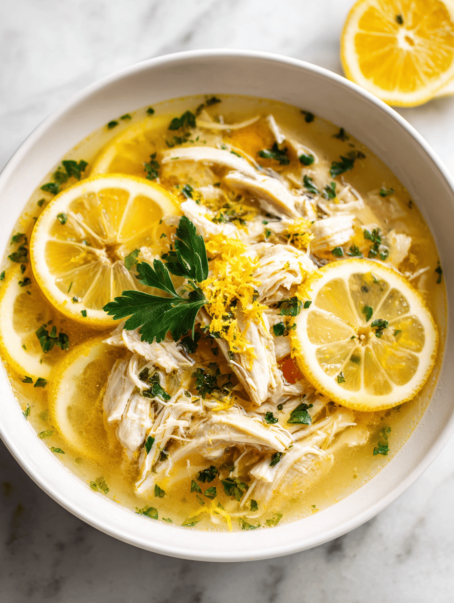A Cozy Spin on Healthy Chicken Soup with a Citrus Twist